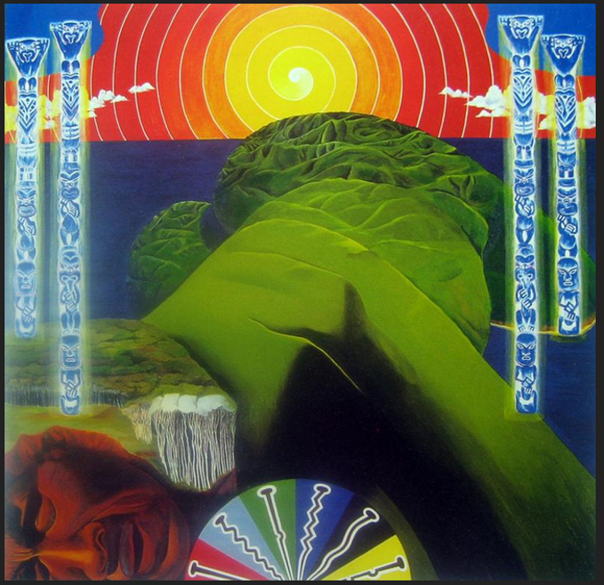 Papatūānuku Oil painting by Robyn Kahukiwa